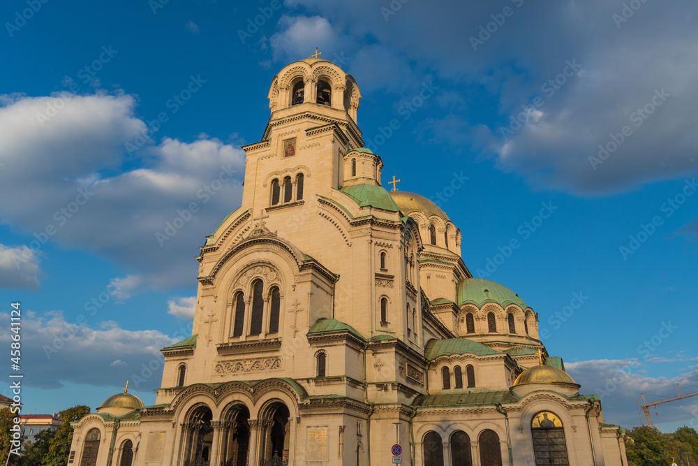 Sofia Church St Alexander Nevsky Cathedral Exterior Public Cathedral
