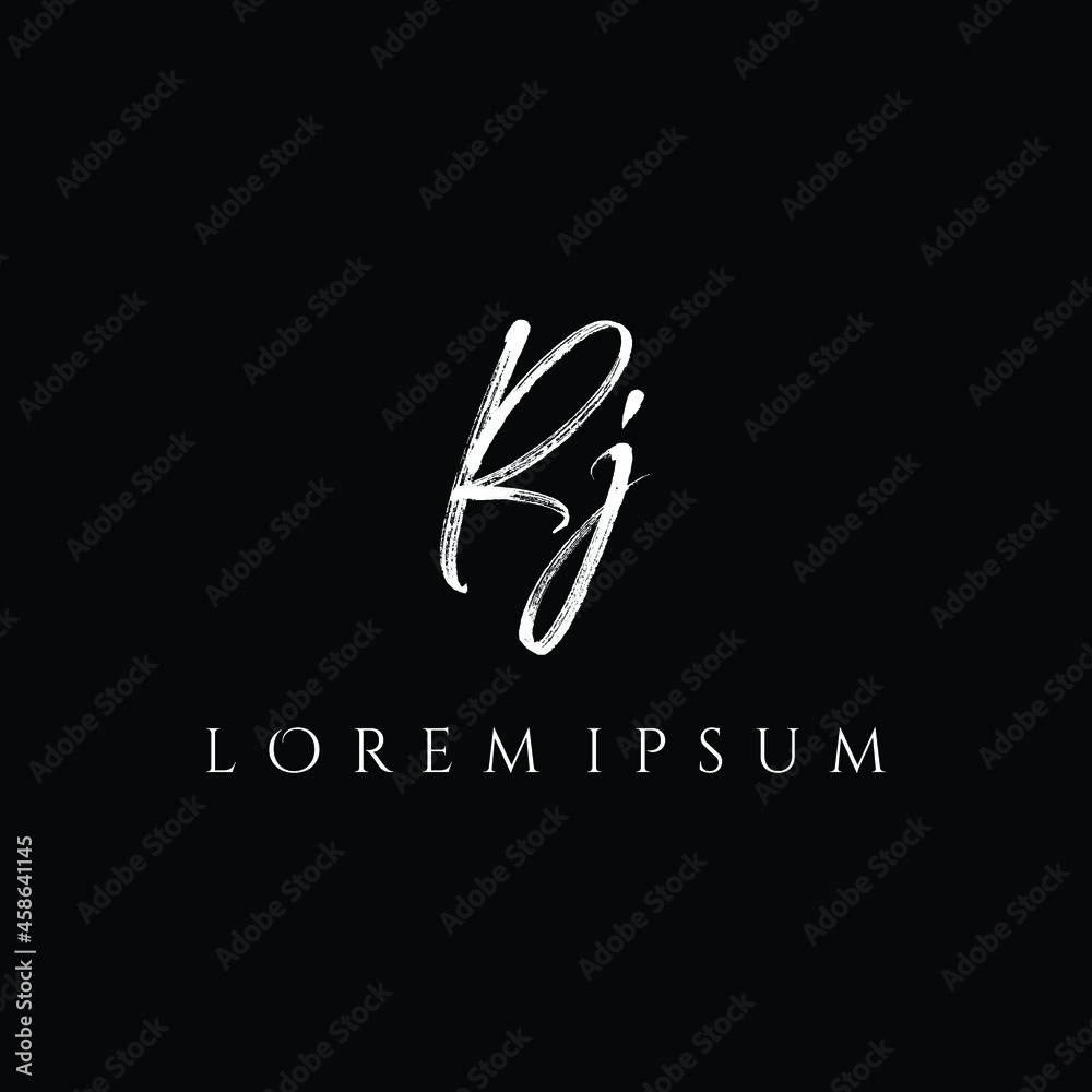 Letter RJ luxury logo design vector Letter RJ luxury logo design vector