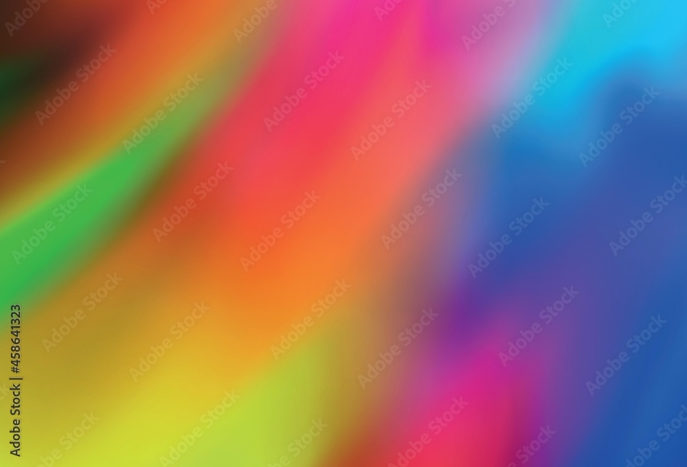 Light Multicolor vector blurred bright texture.