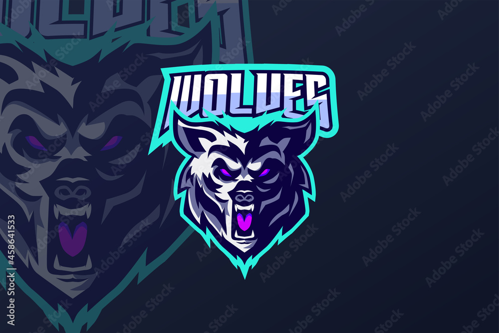 Wolves - Esport Logo Template