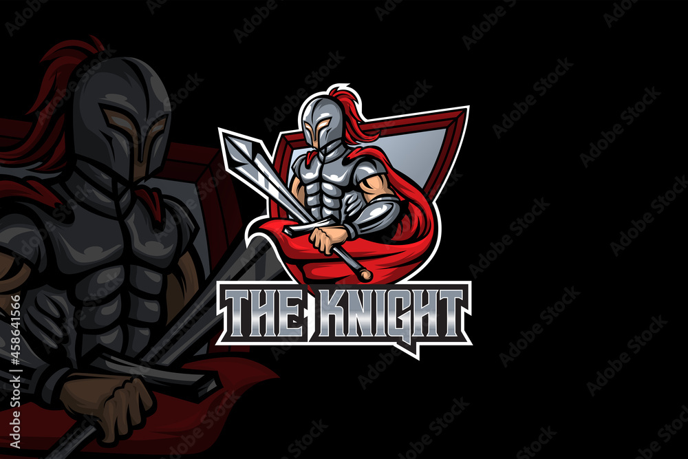 Obraz premium The Knight- Esport Logo Template