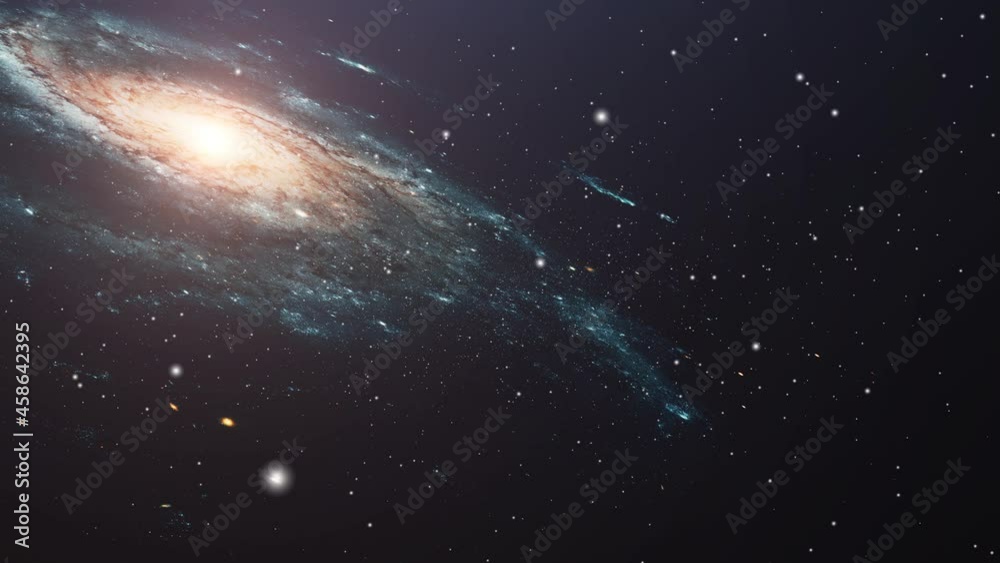 galaxies and stars that spin and move in space. galaxies and stars that spin and move in space.