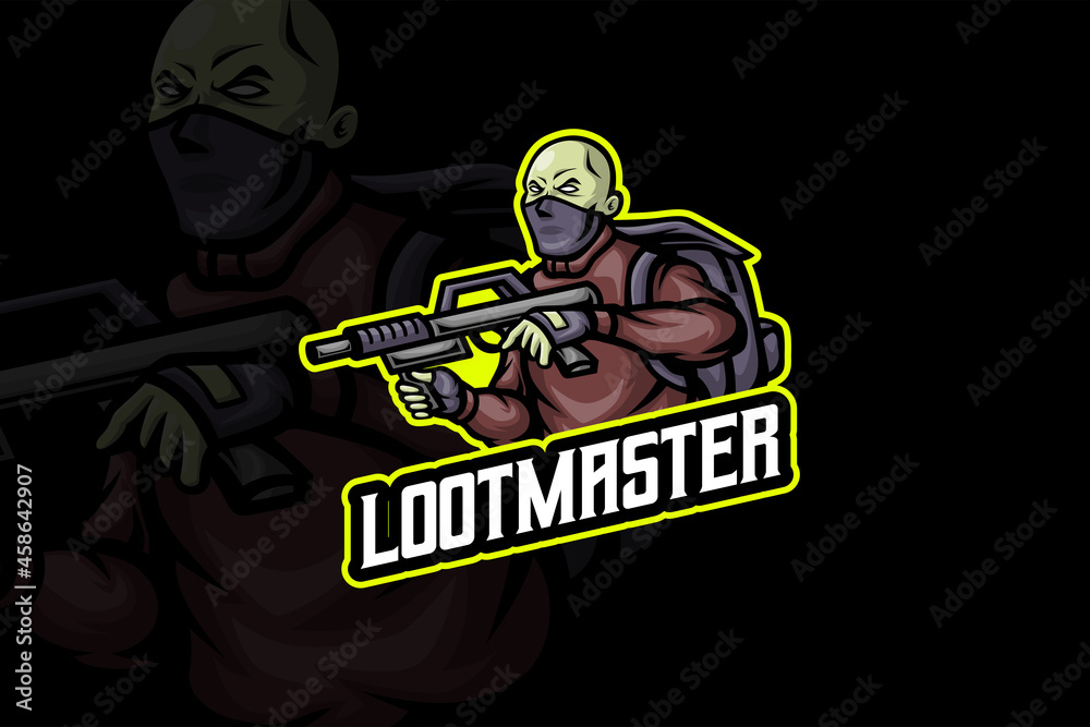 Loot Master - Esport Logo Template