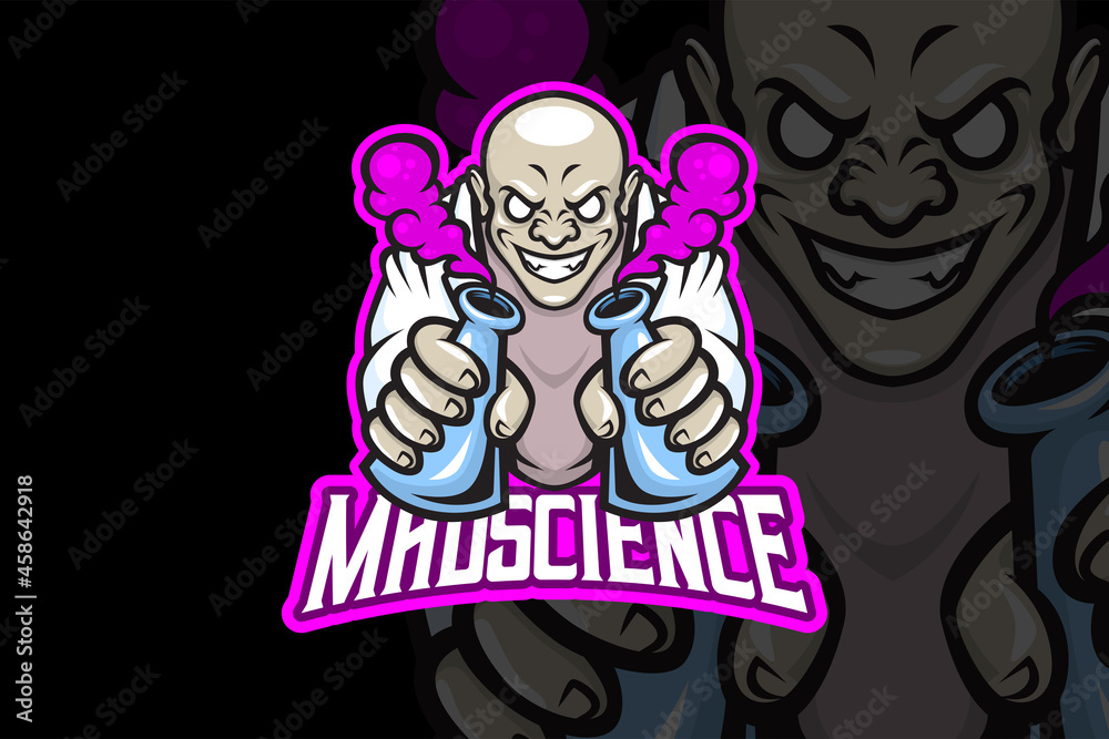 Mad Sciene - Esport Logo Template Mad Sciene - Esport Logo Template