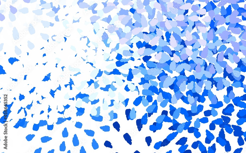 Light Pink, Blue vector texture with abstract forms. Light Pink, Blue vector texture with abstract forms.