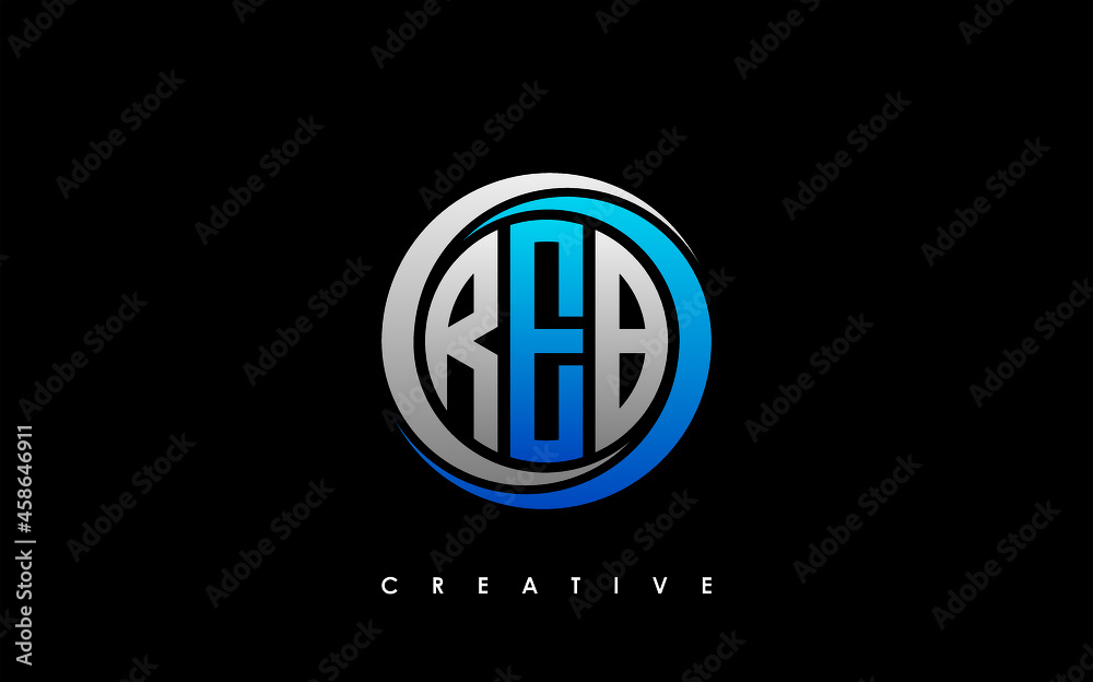 REB Letter Initial Logo Design Template Vector Illustration REB Letter Initial Logo Design Template Vector Illustration