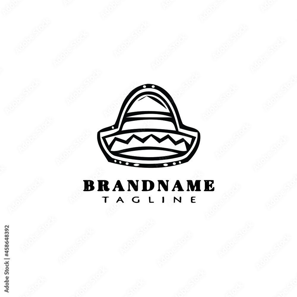 bonnet logo design template icon black isolated illustration bonnet logo design template icon black isolated illustration