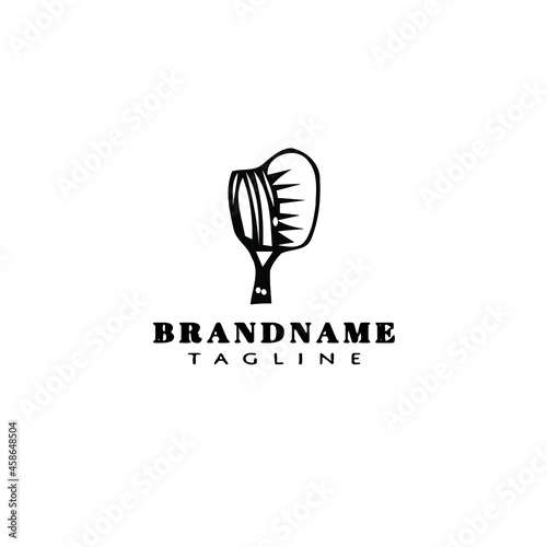 line style bonnet logo design template icon black isolated vector illustration