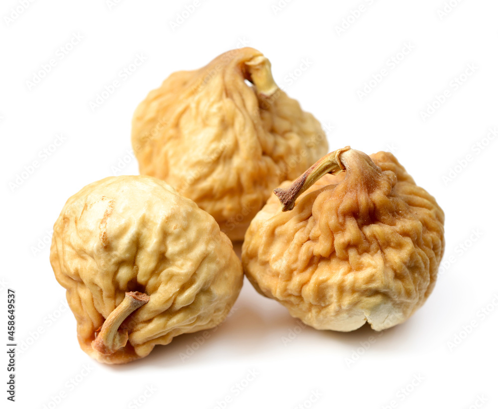 dried figs isolated on the white background dried figs isolated on the white background
