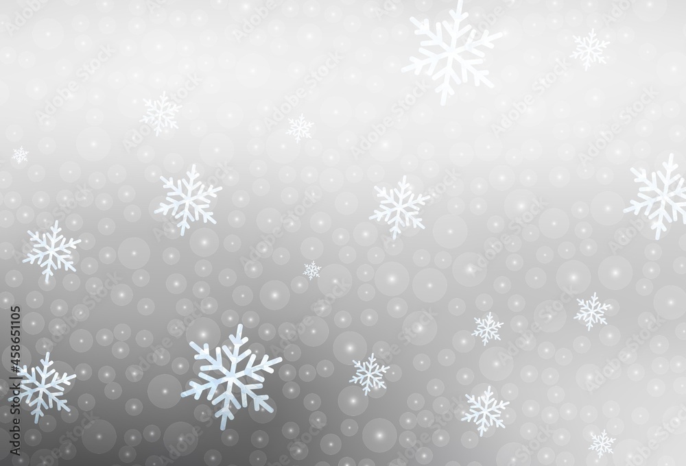 Light Gray vector backdrop in holiday style.