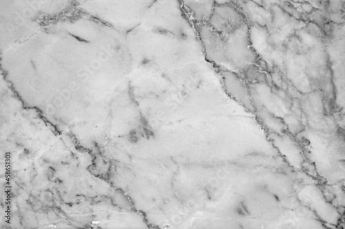 Natural abstract line on black and white marble texture as background.