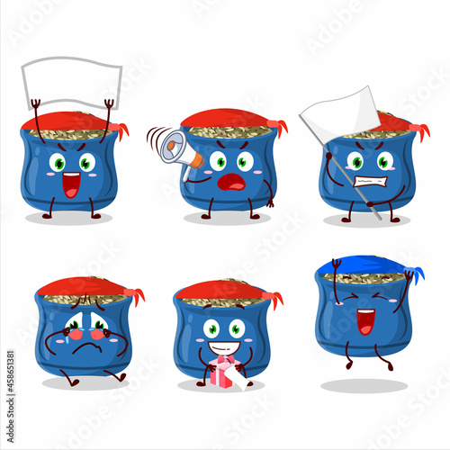 Mascot design style of thyme character as an attractive supporter