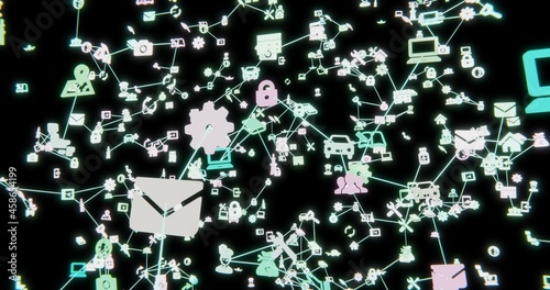 情報ネットワーク仮想空間のイメージ図