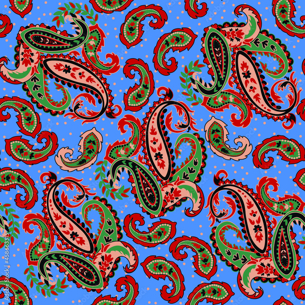 seamless paisley pattern seamless paisley pattern