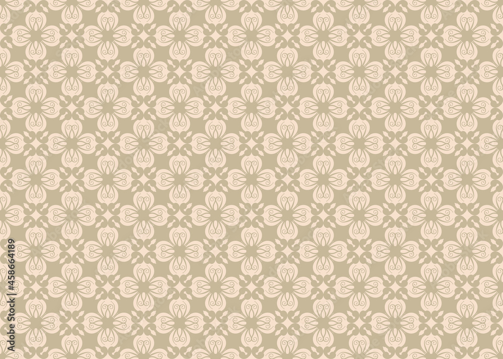 Floral Seamless Pattern Traditional Style Floral Seamless Pattern Traditional Style