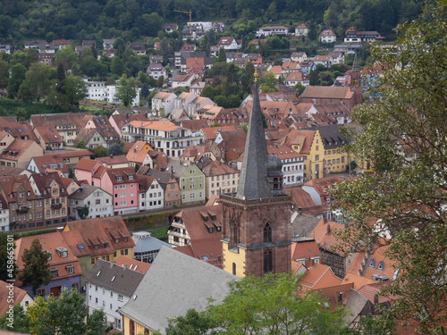 Old town with beautiful churches 