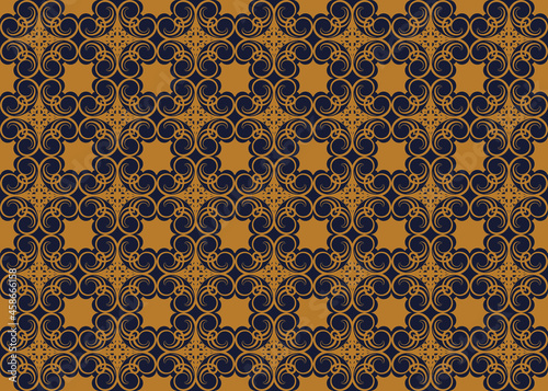 Floral Seamless Pattern Traditional Style
