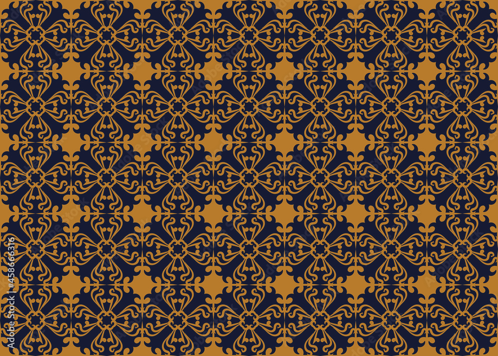 Floral Seamless Pattern Traditional Style Floral Seamless Pattern Traditional Style