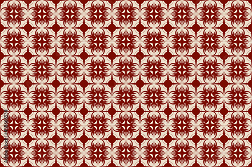 Floral Seamless Pattern Traditional Style
