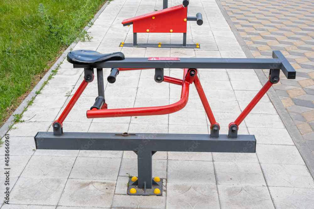Sports simulators on the city streets. Promotion of healthy lifestyles. Sports simulators on the city streets. Promotion of healthy lifestyles.