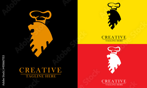 ion king chef logo icon