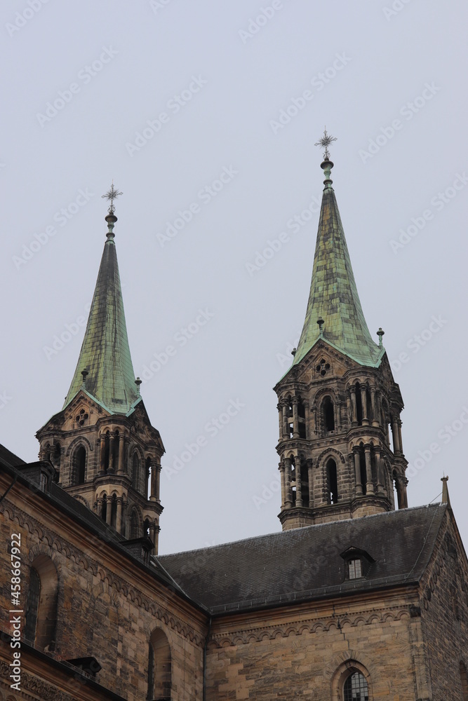 Bamberg Dom Türme romanisch Romanik Kirche