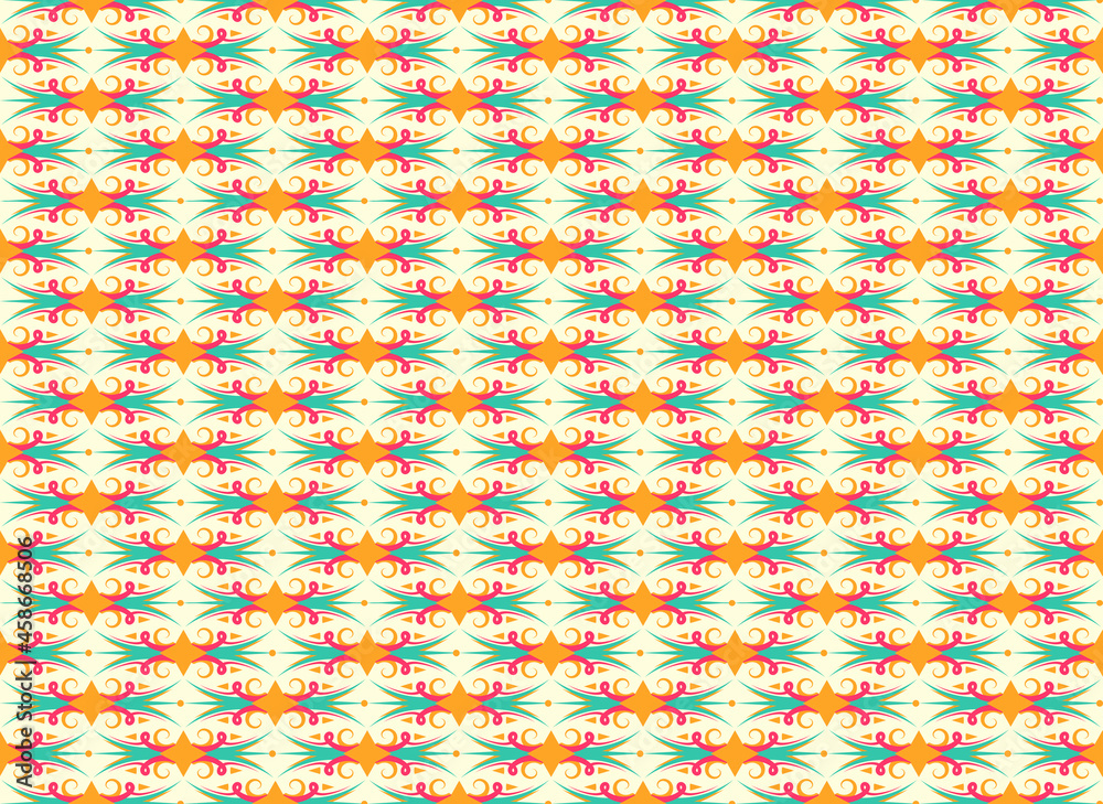 Floral Seamless Pattern Traditional Style