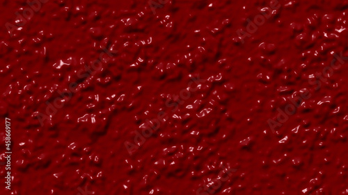 Dark red, abstract fluid mass