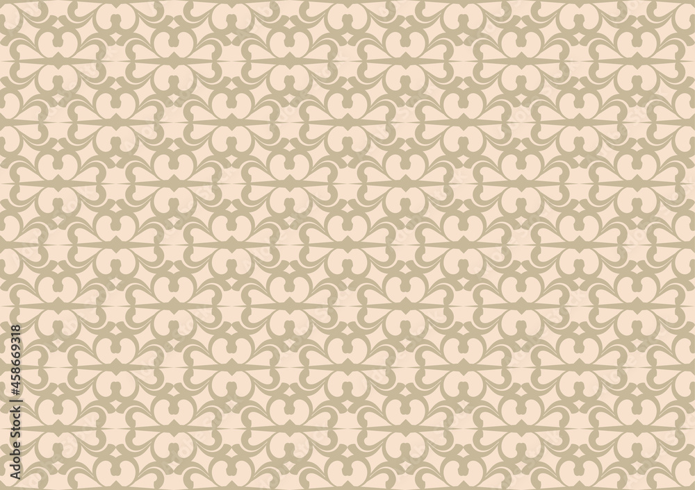 Floral Seamless Pattern Traditional Style