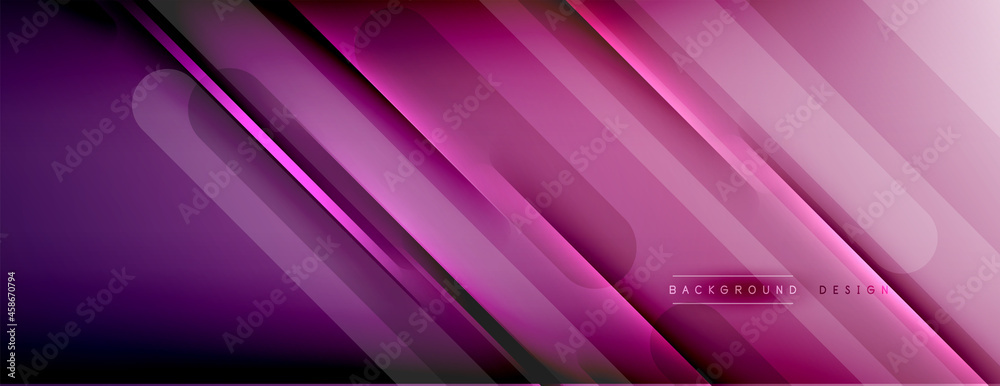 Abstract background - lines composition created with lights and shadows. Technology or business digital template. Trendy simple fluid color gradient abstract background with dynamic Abstract background - lines composition created with lights and shadows. Technology or business digital template. Trendy simple fluid color gradient abstract background with dynamic
