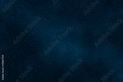 Galaxy space background. Starry night sky. 3D photo of dark night sky with stars. 
