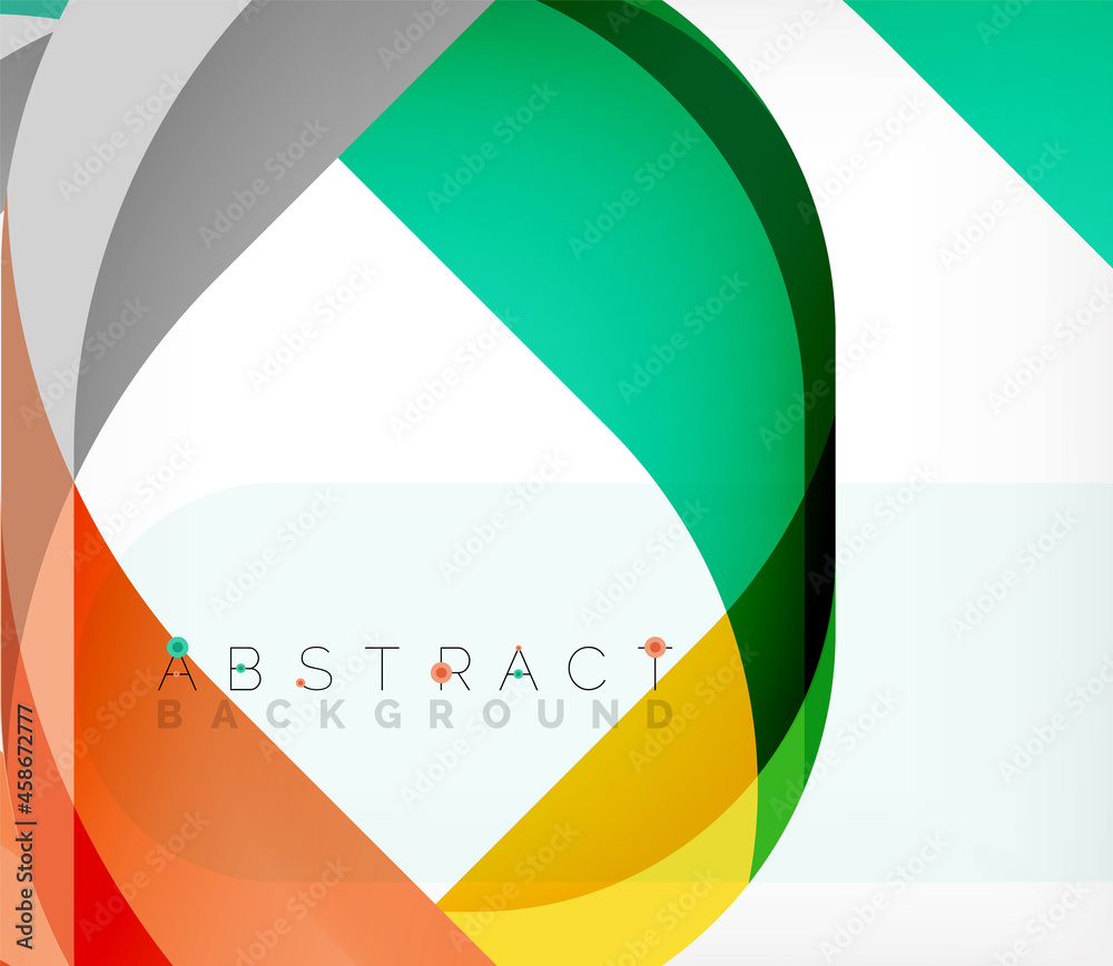 Abstract square shape with overlapping waves, minimal geometric background. Vector Illustration For Wallpaper, Banner, Background, Landing Page Abstract square shape with overlapping waves, minimal geometric background. Vector Illustration For Wallpaper, Banner, Background, Landing Page
