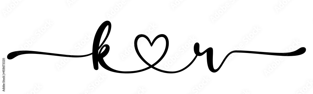 kr, rk, letters with heart Monogram, monogram wedding logo. Love icon, couples Initials, lower case, connecting HEART, home decor, kr, rk, letters with heart Monogram, monogram wedding logo. Love icon, couples Initials, lower case, connecting HEART, home decor,