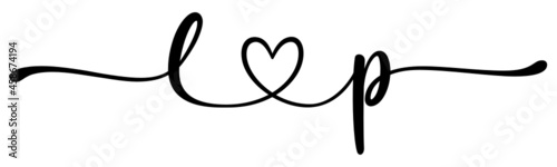 lp, pl, letters with heart Monogram, monogram wedding logo. Love icon, couples Initials, lower case, connecting HEART, home decor,