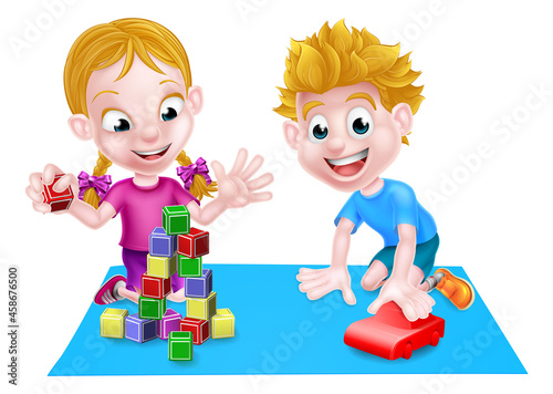 Kids having fun