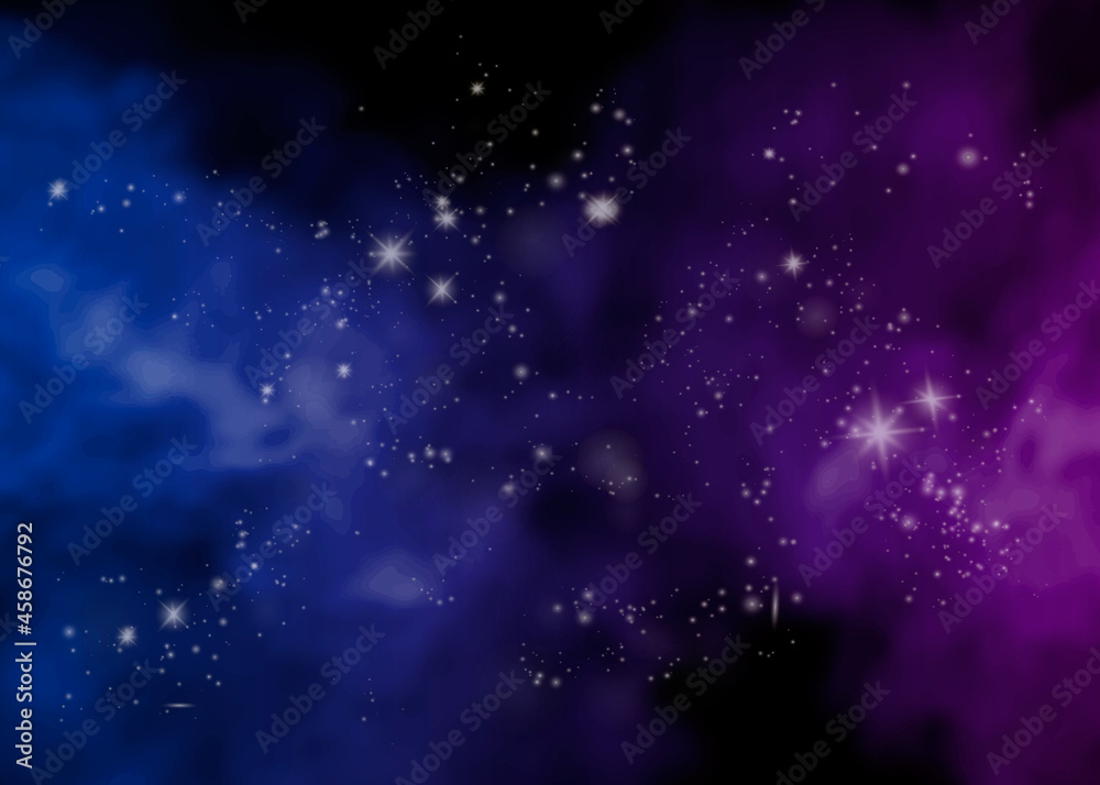 Space background with realistic nebula and shining stars. Colorful cosmos with stardust and milky way. Magic color galaxy. Infinite universe and starry night. Space background with realistic nebula and shining stars. Colorful cosmos with stardust and milky way. Magic color galaxy. Infinite universe and starry night.