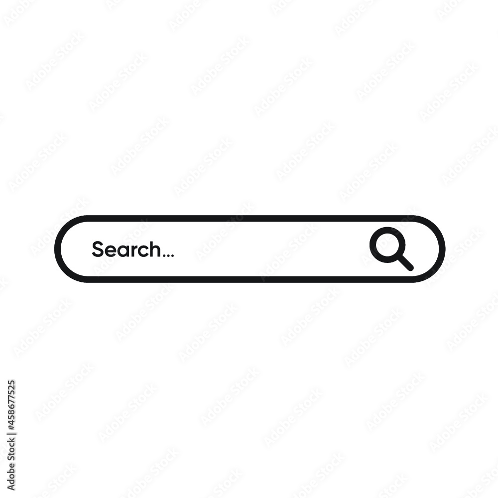 Resources written in search bar on white background Resources written in search bar on white background
