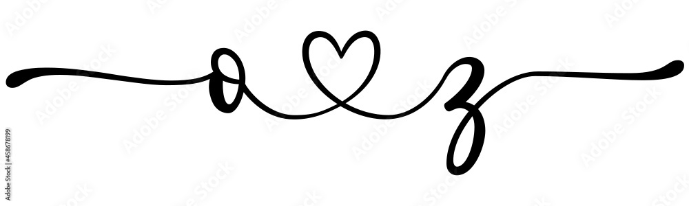 oz, zo, letters with heart Monogram, monogram wedding logo. Love icon, couples Initials, lower case, connecting HEART, home decor, oz, zo, letters with heart Monogram, monogram wedding logo. Love icon, couples Initials, lower case, connecting HEART, home decor,