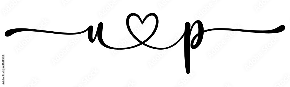 up, pu, letters with heart Monogram, monogram wedding logo. Love icon, couples Initials, lower case, connecting HEART, home decor, up, pu, letters with heart Monogram, monogram wedding logo. Love icon, couples Initials, lower case, connecting HEART, home decor,