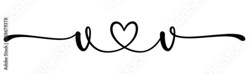 vv, vv, letters with heart Monogram, monogram wedding logo. Love icon, couples Initials, lower case, connecting HEART, home decor,