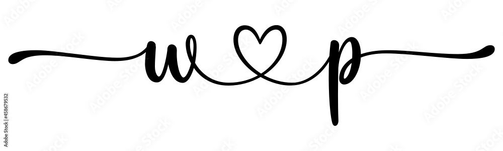 wp, pw, letters with heart Monogram, monogram wedding logo. Love icon, couples Initials, lower case, connecting HEART, home decor, wp, pw, letters with heart Monogram, monogram wedding logo. Love icon, couples Initials, lower case, connecting HEART, home decor,
