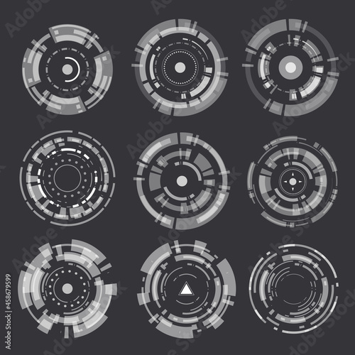 Abstract creative concep technology.set of vector