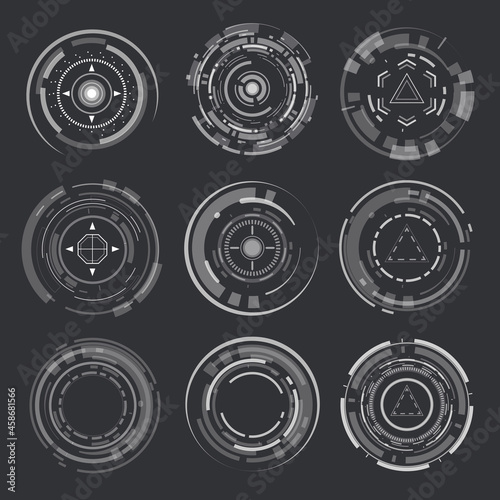 Abstract creative concep technology