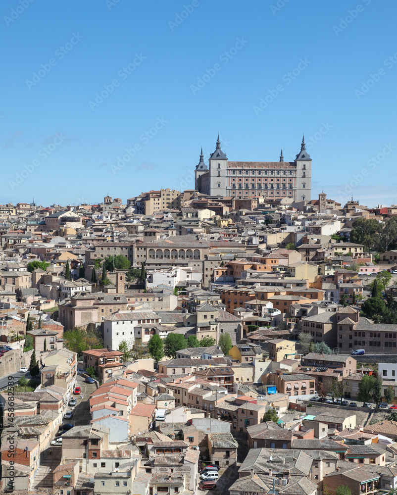 Toledo Spain cityscape featuring the old town