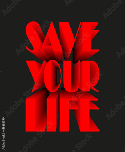 Stop drags. Save your life. International day against drug abuse and illicit trafficking banner