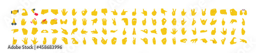 illustration of a set of Gestures