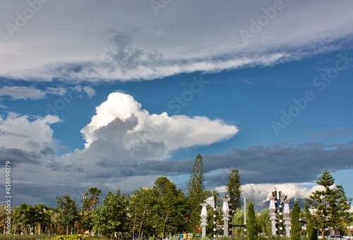 smoke from the chimney