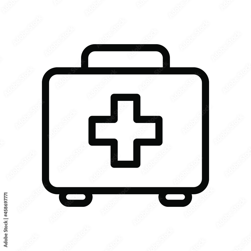 First aid kit icon vector graphic First aid kit icon vector graphic