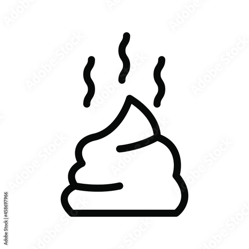 Poop icon vector graphic