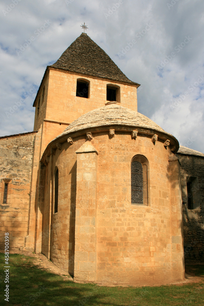 saint-caprais church in carsac-aillac (france)
